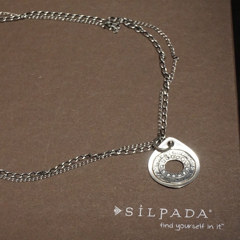 Silpada N2147 ANEMONE Oxidized Sterling Silver